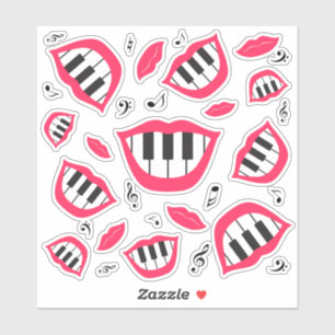 Piano smile pattern