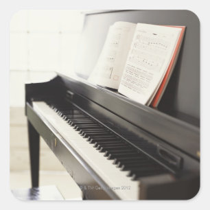 Piano Square Sticker