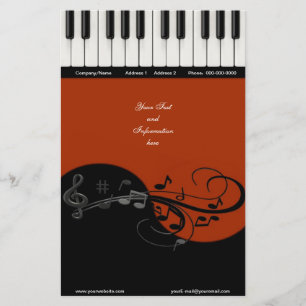 Piano Stationery
