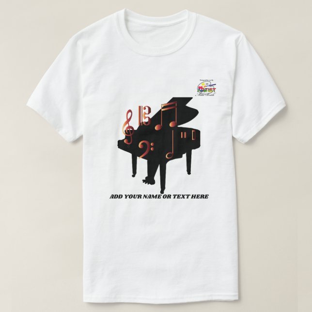 Piano T-Shirt (Design Front)