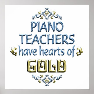Piano Teacher Appreciation Poster