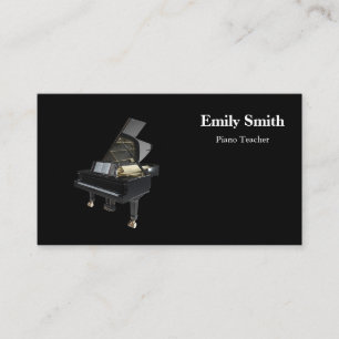 Piano Teacher Business Card