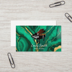 Piano Teacher Business Card