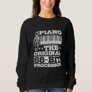 Piano Teacher Music Lovers Pianists Concert Women Sweatshirt