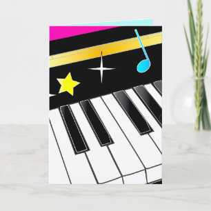 Piano Teacher Thank You from Student Card