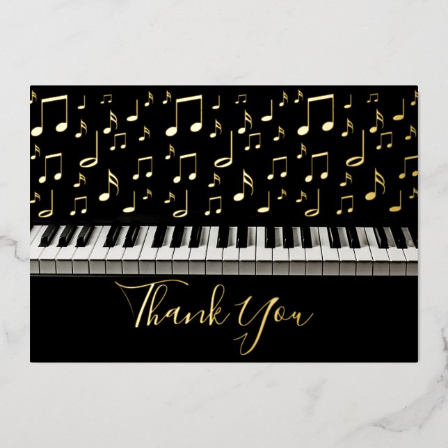 piano thank you card (Front)