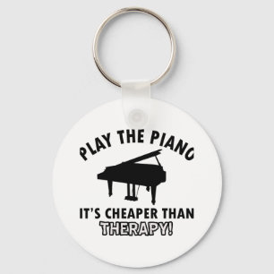 piano therapy design key ring