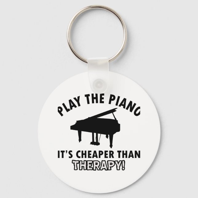 piano therapy design key ring (Front)