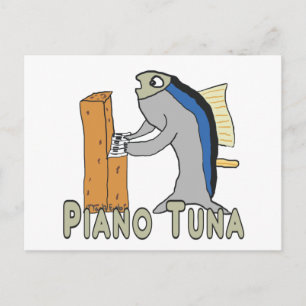 Piano Tuner (Piano Tuna) Postcard