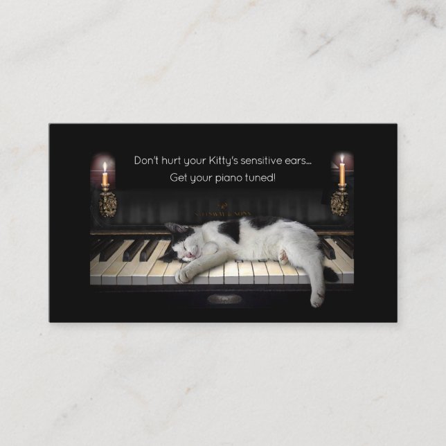 Piano Tuning or other Business Card (Front)