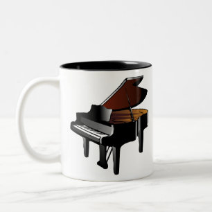 Piano Two-Tone Coffee Mug