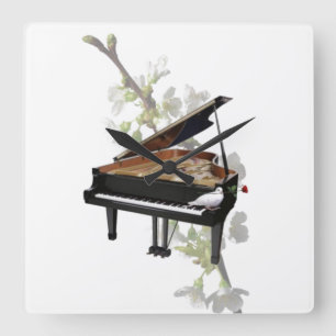 Piano Wall Clock
