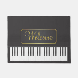 Piano welcome doormat