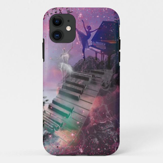 piano with dancer Case-Mate iPhone case (Back)