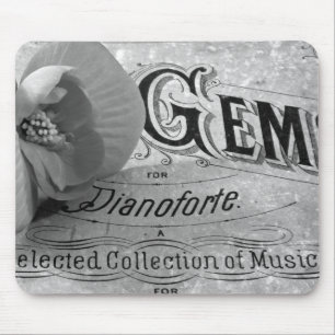Pianoforte Gems And Begonia Mousepad