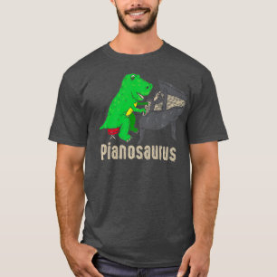 Pianosaurus Piano Dinosaur Percussion Music T-Shirt