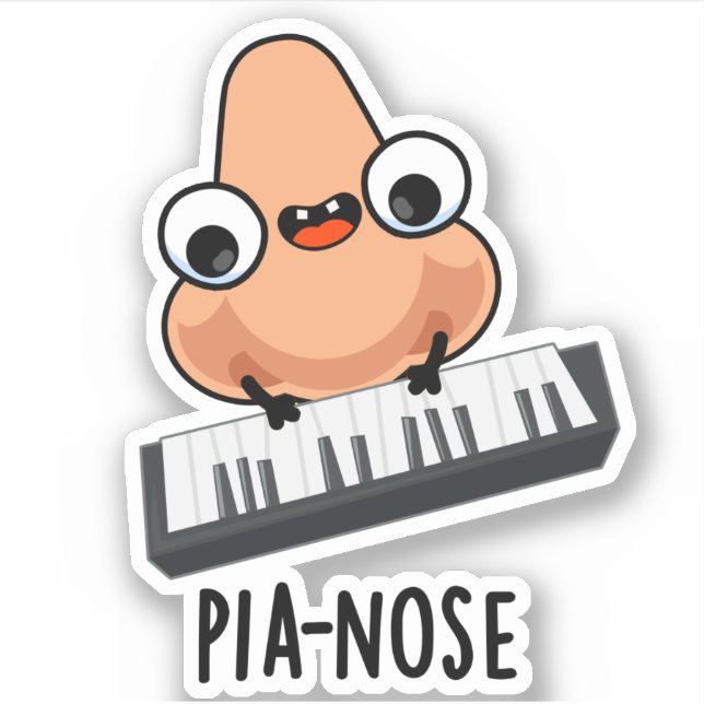Pianose Funny Piano Nose Pun  (Front)