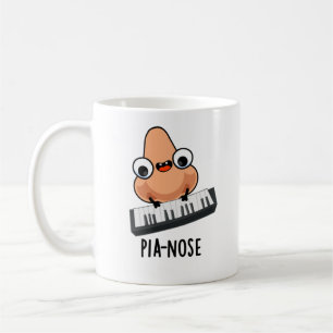 Pianose Funny Piano Nose Pun  Coffee Mug