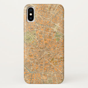 Pianta di Milano - Map of Milan, Italy iPhone X Case