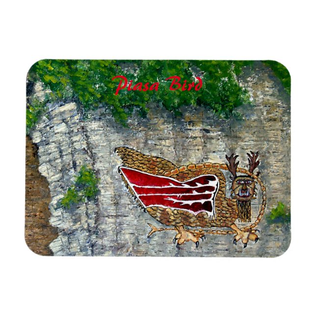 Piasa Bird Illinois Native American Legend Magnet (Horizontal)