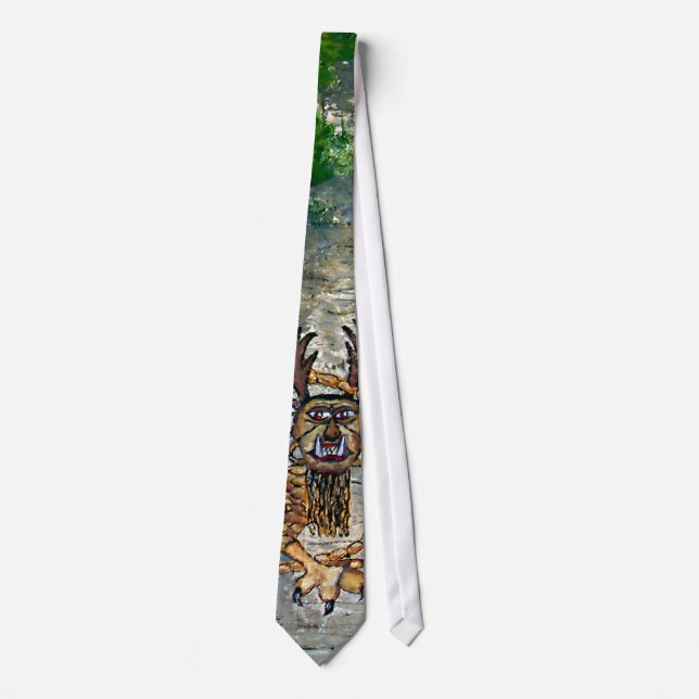 Piasa Bird Illinois Native American Legend Tie (Front)