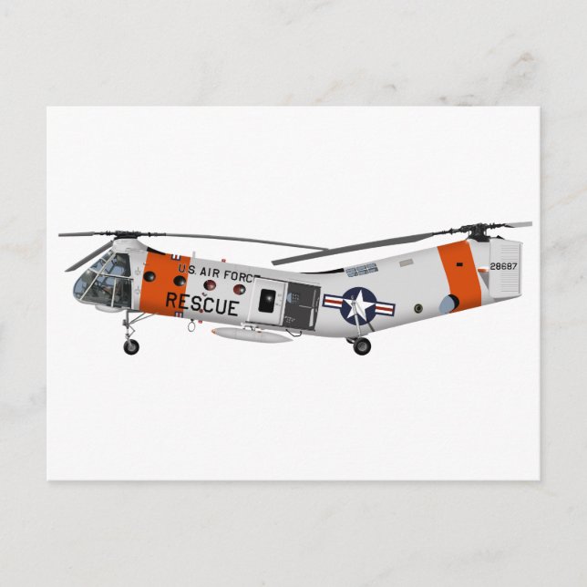 Piasecki H-21 Workhorse 457457 Postcard (Front)