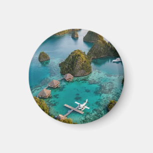 Piaynemo Raja Ampat Islands Paradise View Art Magnet