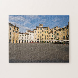 Piazza Anfiteatro square in Lucca - Tuscany, Italy Jigsaw Puzzle