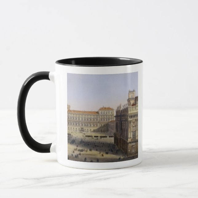 Piazza Castello, Turin, engraved by F. Citterio (c Mug (Left)
