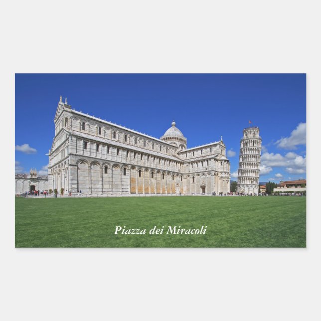 Piazza dei Miracoli Rectangular Sticker (Front)