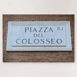 Piazza del Colosseo - Rome Colosseum 20x30 1014 pc Jigsaw Puzzle