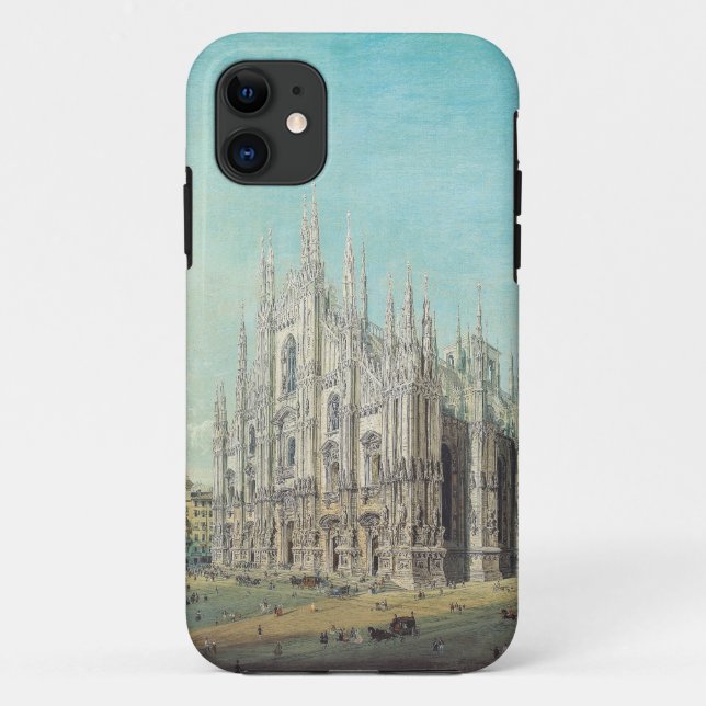 Piazza del Duomo in Milan by Carlo Bossoli   Case-Mate iPhone Case (Back)