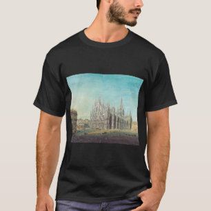 Piazza del Duomo in Milan by Carlo Bossoli T-Shirt