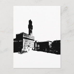Piazza della Signoria in Florence, Central Italy Postcard