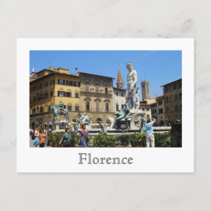 Piazza della Signoria Postcard
