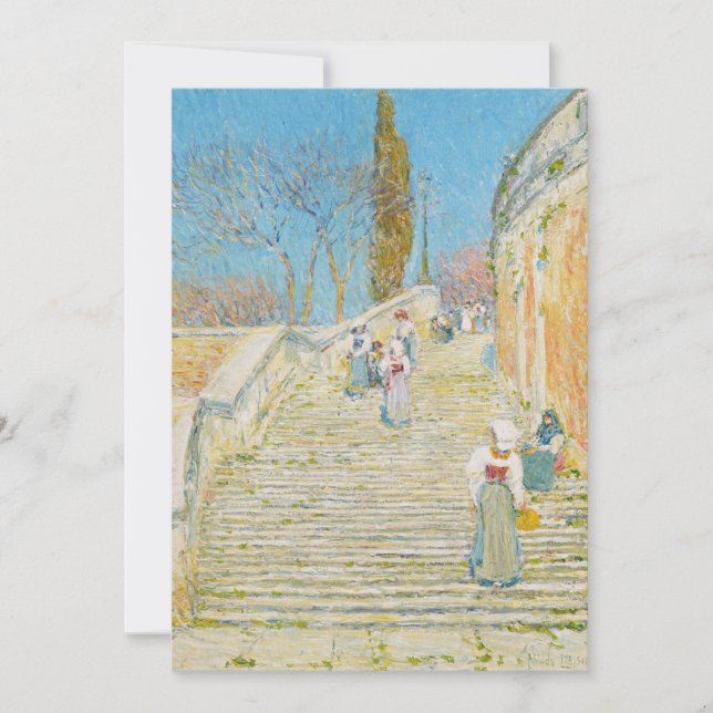 Piazza di Spagna, Rome | Childe Hassam (Front)