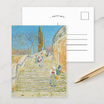 Piazza di Spagna, Rome | Childe Hassam Postcard<br><div class="desc">Piazza di Spagna,  Rome (1897) | Original artwork by American Impressionist painter Childe Hassam (1859-1935). 

Use the design tools to add custom text or personalise the image.</div>