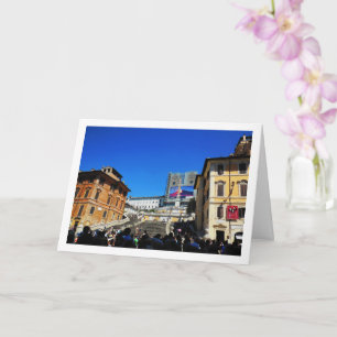 Piazza di Spagna, The Spanish Steps, Rome, Italy Card