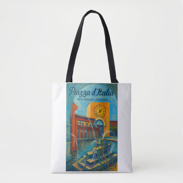 Piazza d'Italia New Orleans Tote Bag (Front)
