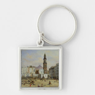 Piazza Mazaniello, Naples Key Ring