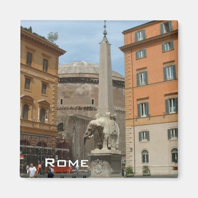 Piazza Minerva - Rome Magnet (Front)
