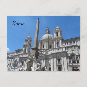 Piazza Navona- Rome, Italy Postcard