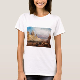 Piazza Navona Rome Market 1850s Art T-Shirt