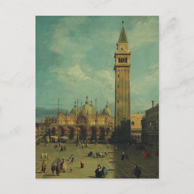 Piazza San Marco by Canaletto Postcard (Front)