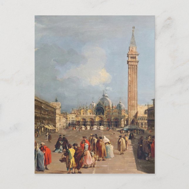 Piazza San Marco, Venice, c.1760 Postcard (Front)