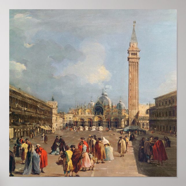 Piazza San Marco, Venice, c.1760 Poster (Front)
