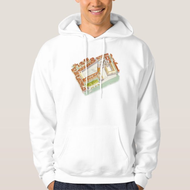 Piazza San Marco. Venice Italy Hoodie (Front)
