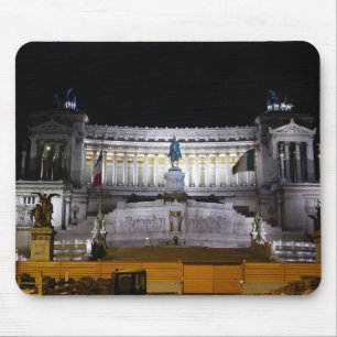 Piazza Venezia at night Mouse Mat