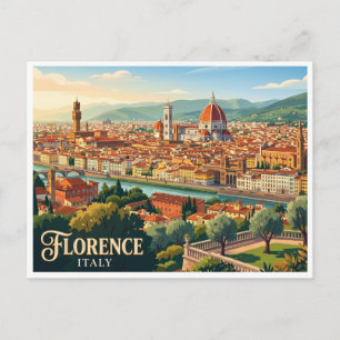 Piazzale Michelangelo Florence Italy Postcard
