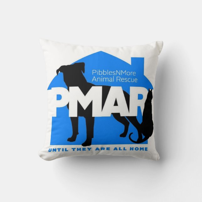 Pibbles & More Animal Rescue 16 x 16 Pillow (Front)